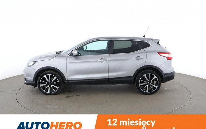 Nissan Qashqai cena 55600 przebieg: 168505, rok produkcji 2014 z Olesno małe 407